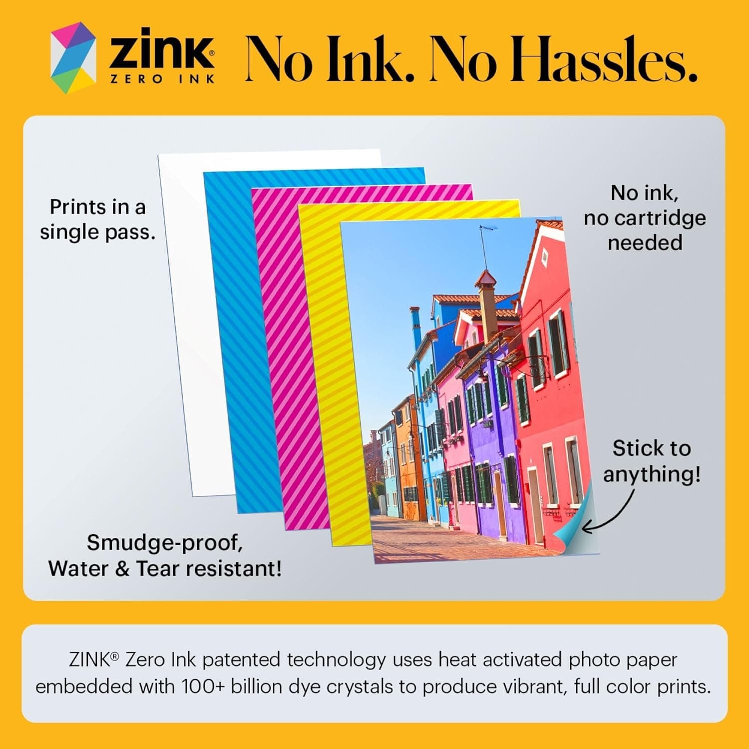 KODAK Printomatic Full-Color Instant Print Digital Camera, Blue thumbnail 4