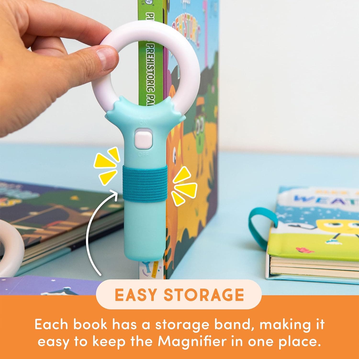 Glo Pals Light-Up Library - 3-Pack Light-Up Kids Books with Magic Magnifier thumbnail 5