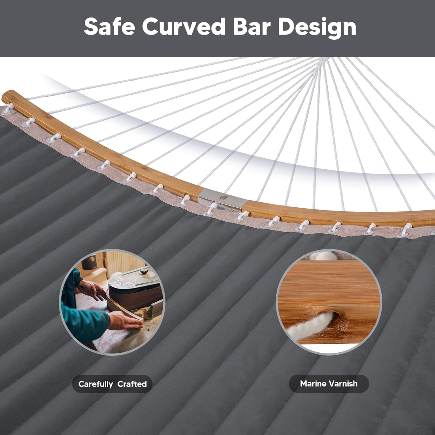 SUNCREAT Double Portable Hammock with Stand thumbnail 4