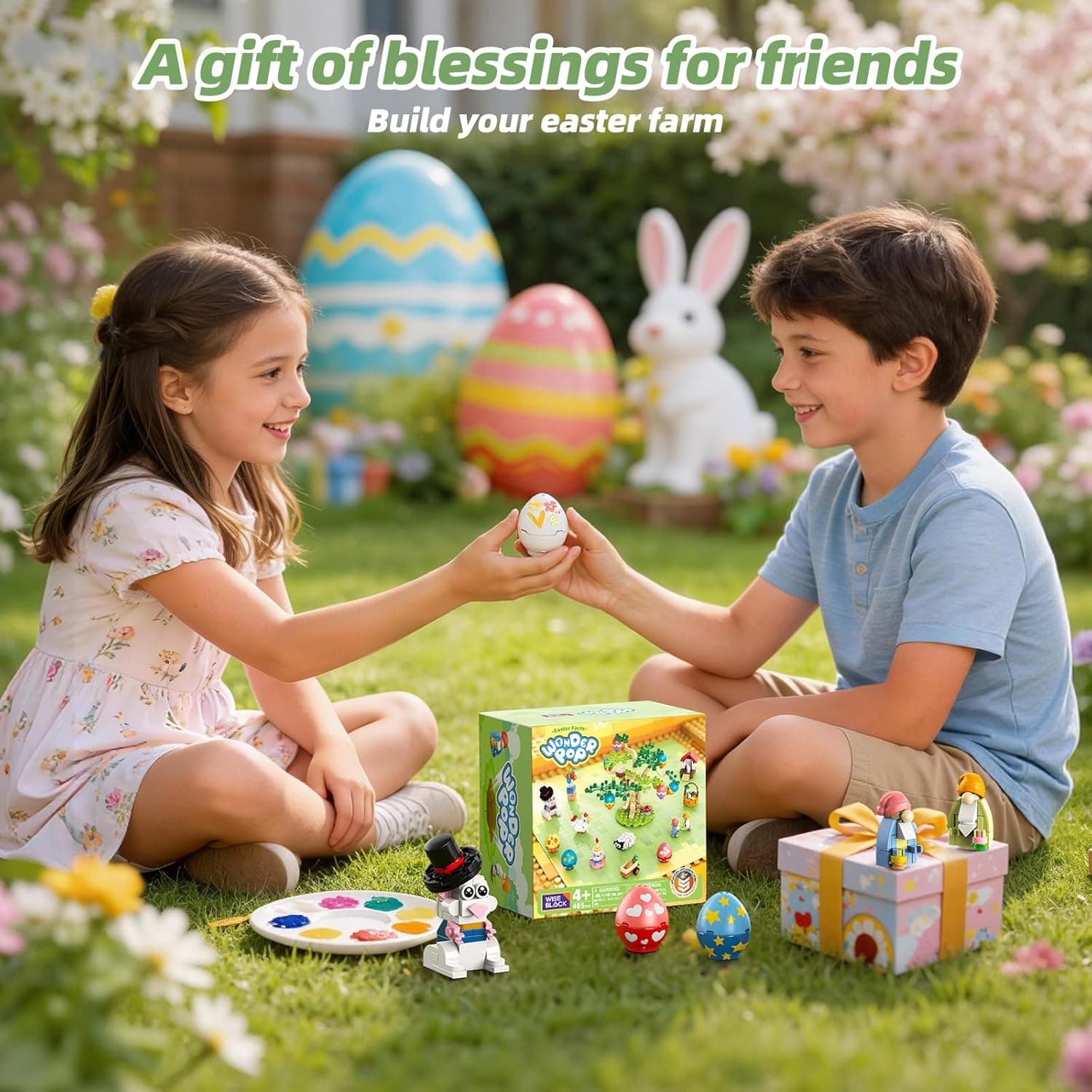 Wise Block Farm Building Set - 485 Pieces thumbnail 3