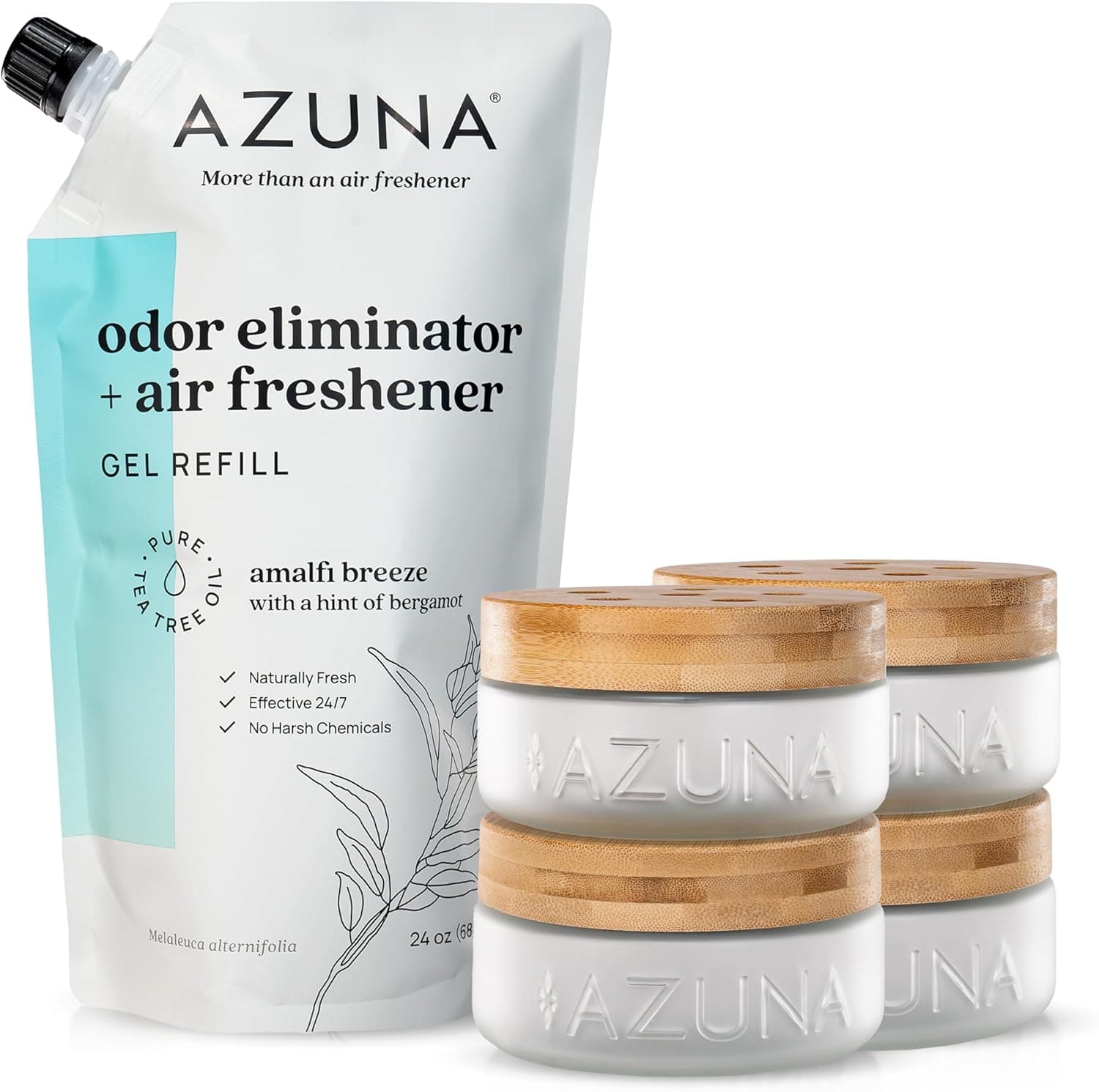 Azuna Air Freshener & Odor Eliminator Gel 4 Room Kit — Easter Gifts gift idea