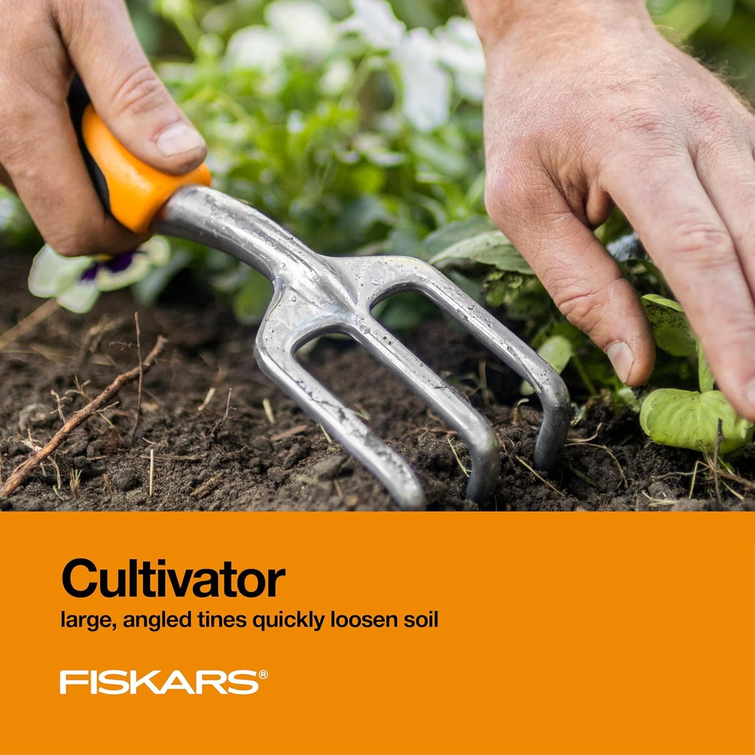 Fiskars 3-in-1 Garden Tool Set thumbnail 4