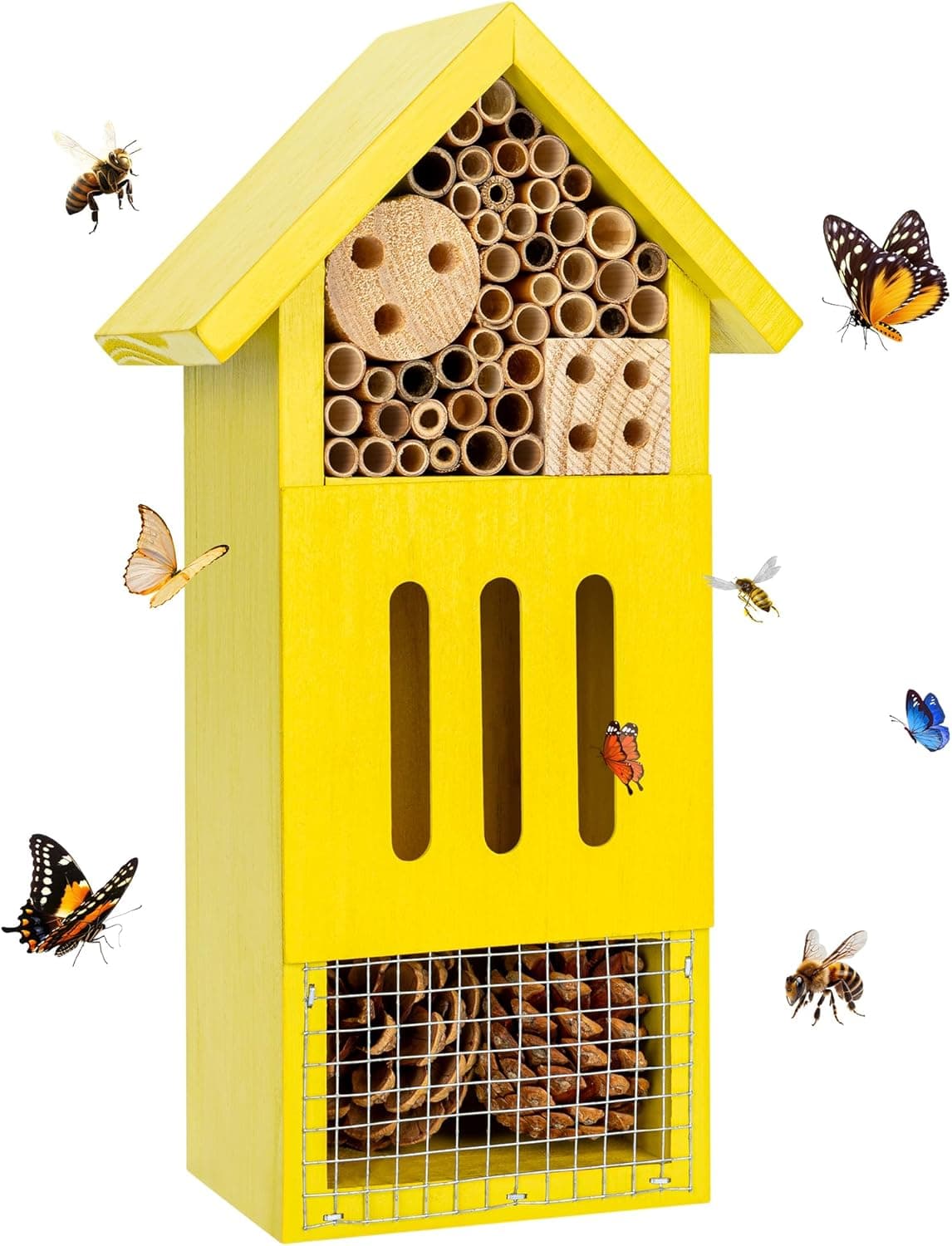 Bee House Gift for Kids Spring Garden | Handcrafted