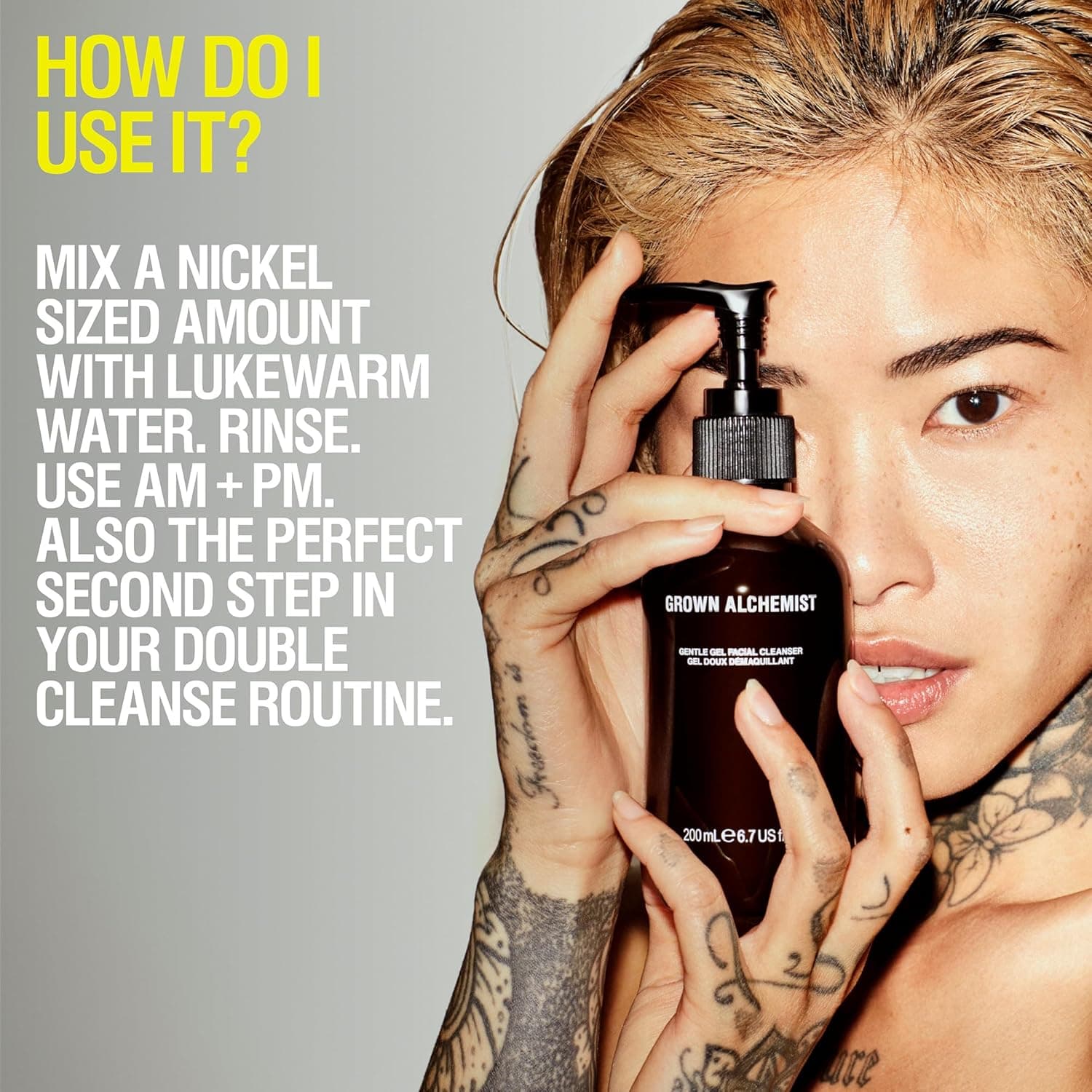 Grown Alchemist Gentle Gel Facial Cleanser with Bergamot and Rosebud thumbnail 4