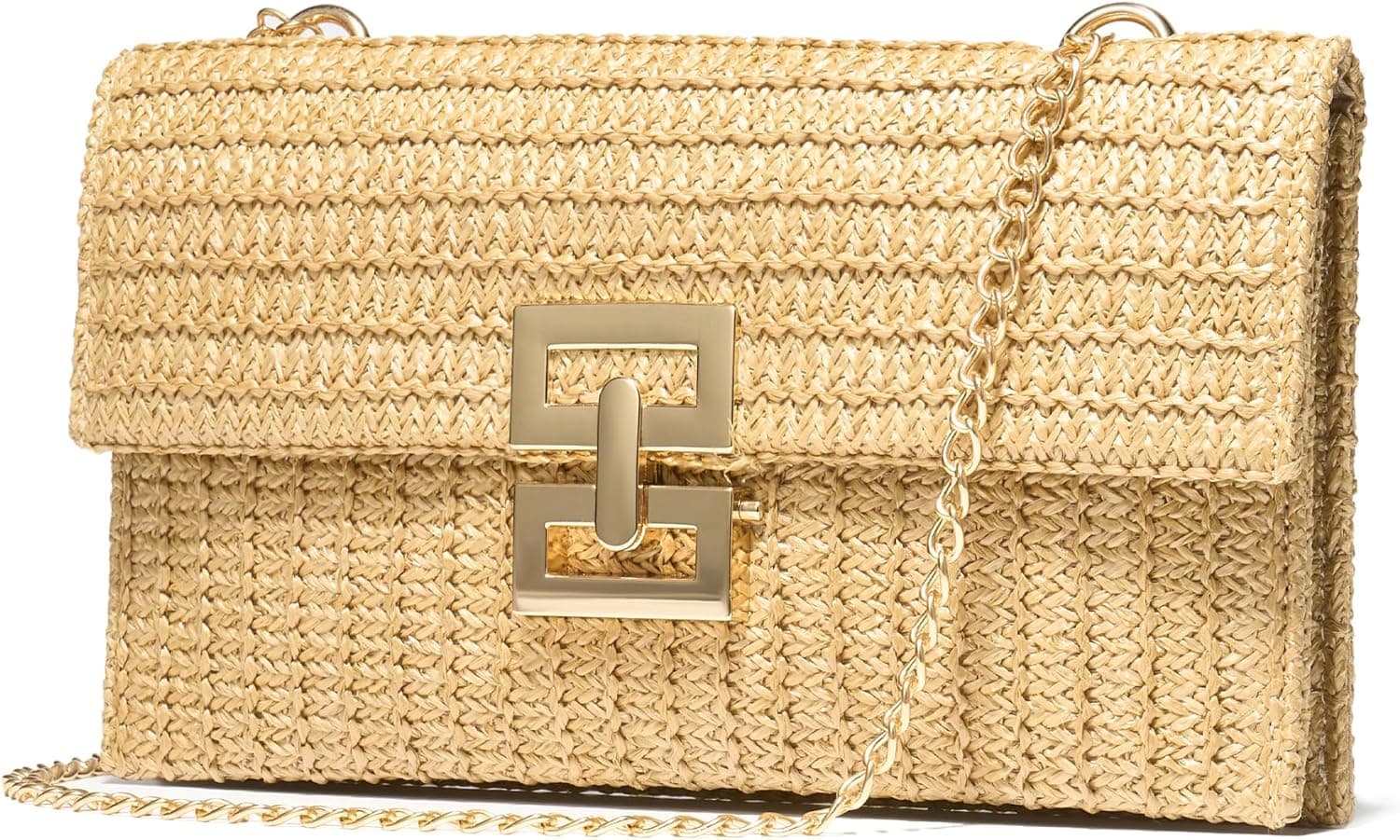 SWEETV Straw Purse Woven Beach Bag — Easter Gifts gift idea