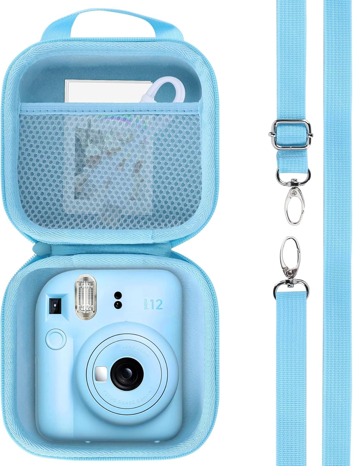 RIYADAone Hard Case Replacement for Fujifilm Instax Mini 12/11 Instant Camera (Pastel Blue Case) : Electronics — Spring Gift Ideas gift idea