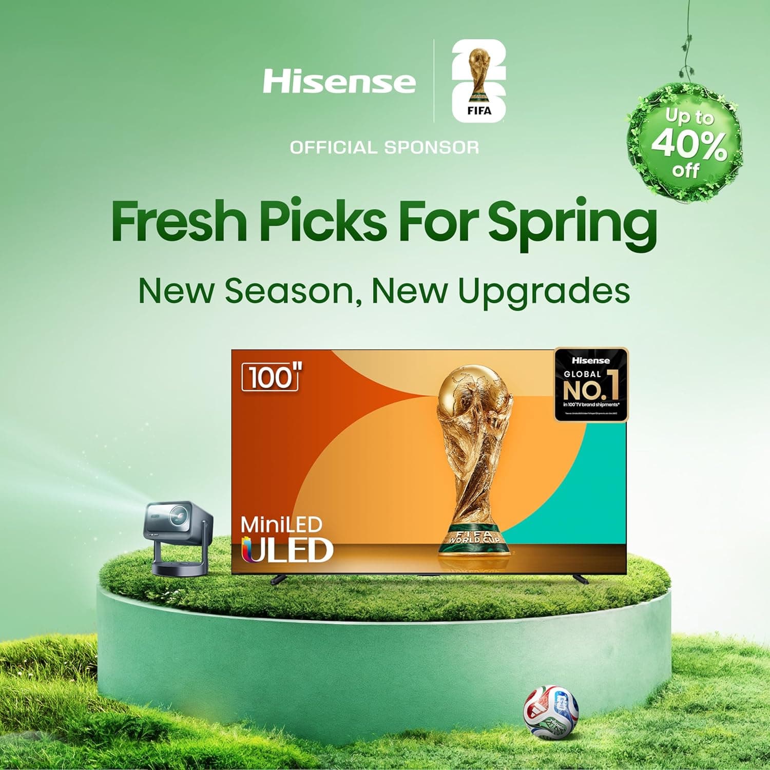 Hisense Fire TV 55" Class 55U65QF Series Mini-LED Smart TV | Amazon thumbnail 2