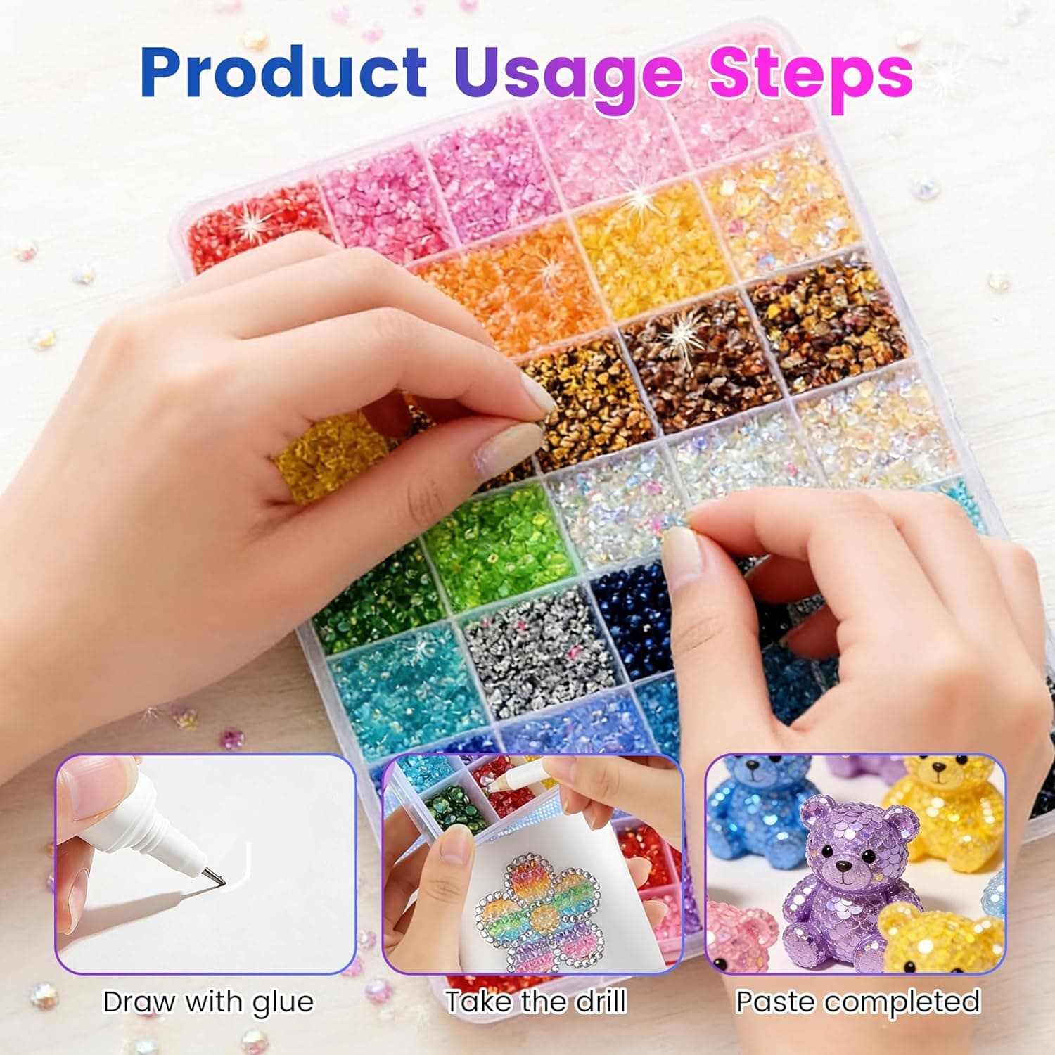 Bedazzler Kit with Rhinestones and Jewelry Glue thumbnail 4