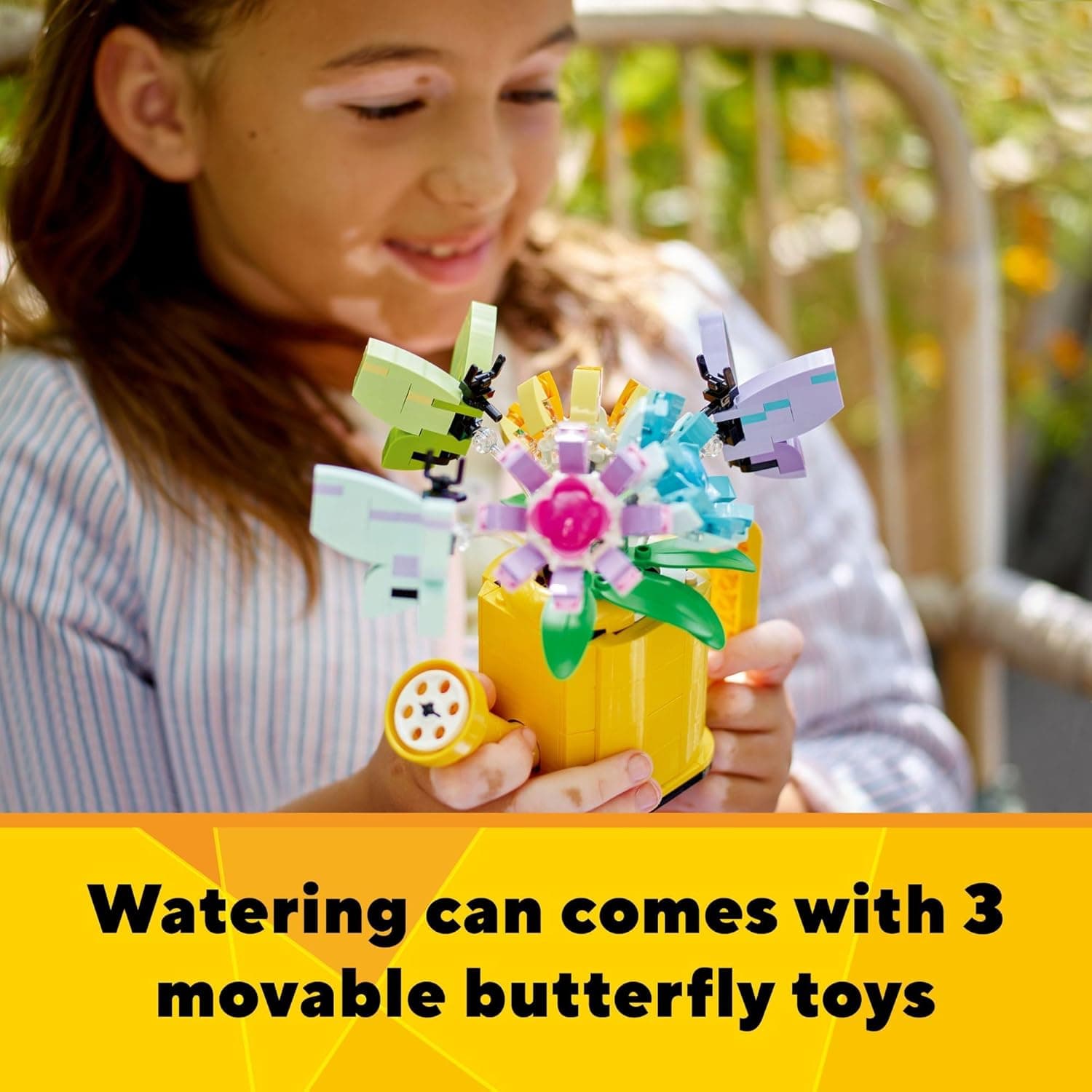 LEGO Creator 3 in 1 Flowers in Watering Can Building Toy thumbnail 4
