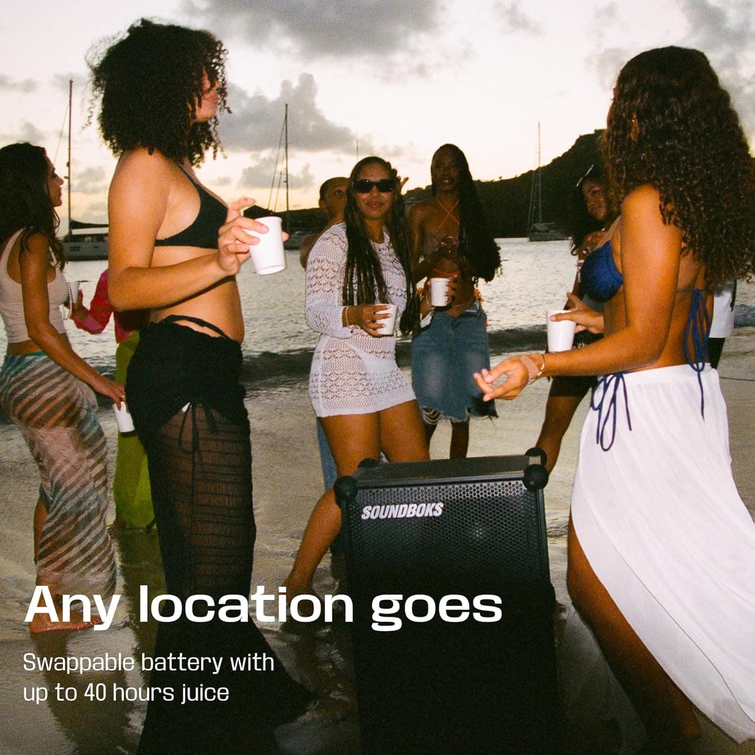 SOUNDBOKS 4 – Bluetooth Performance Speaker – USB-C Charging Battery – Loudest Party Speaker with 40 Hours of Battery – Wireless and Portable Speaker - Designed in Denmark – 126dB (Black) : Electronics thumbnail 3