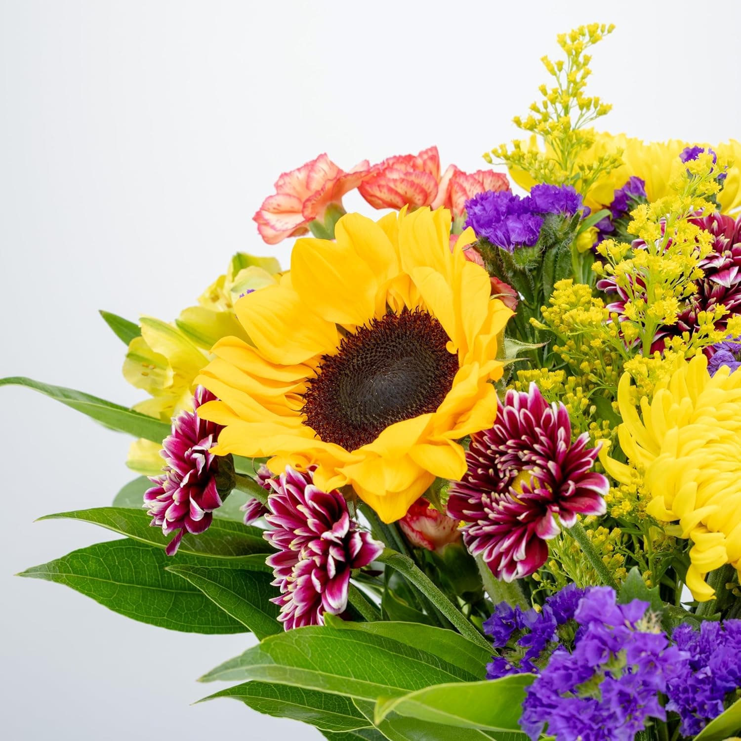Benchmark Bouquets - Flowering Fields Sunflower Bouquet - Fresh Flowers for Delivery - Real Flowers in a Vase - Birthday Flowers for Women - Congratulations Gift (Glass Vase Included) : Grocery &amp; Gourmet Food thumbnail 2