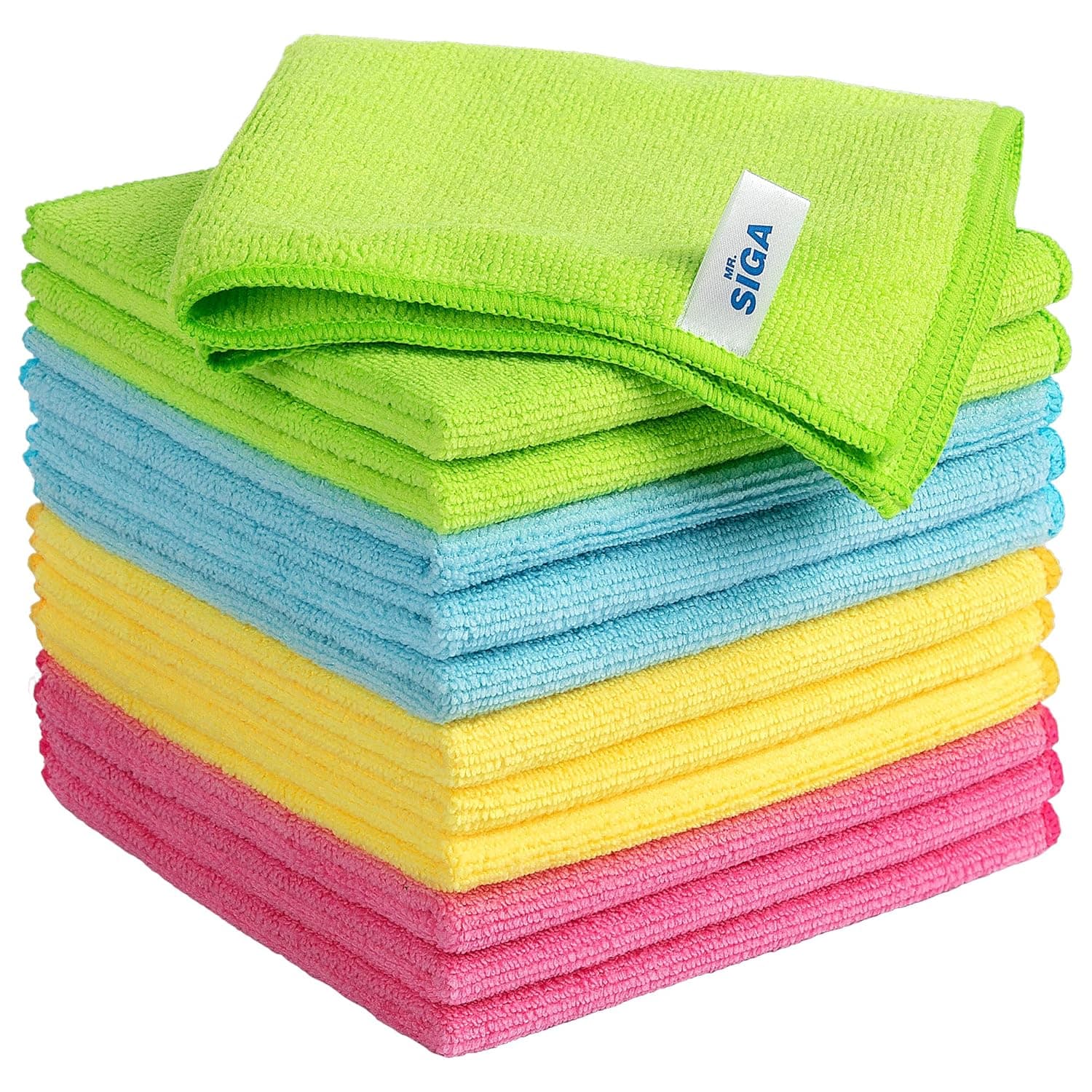 MR.SIGA Microfiber Cleaning Cloth, Pack of 12 view 1