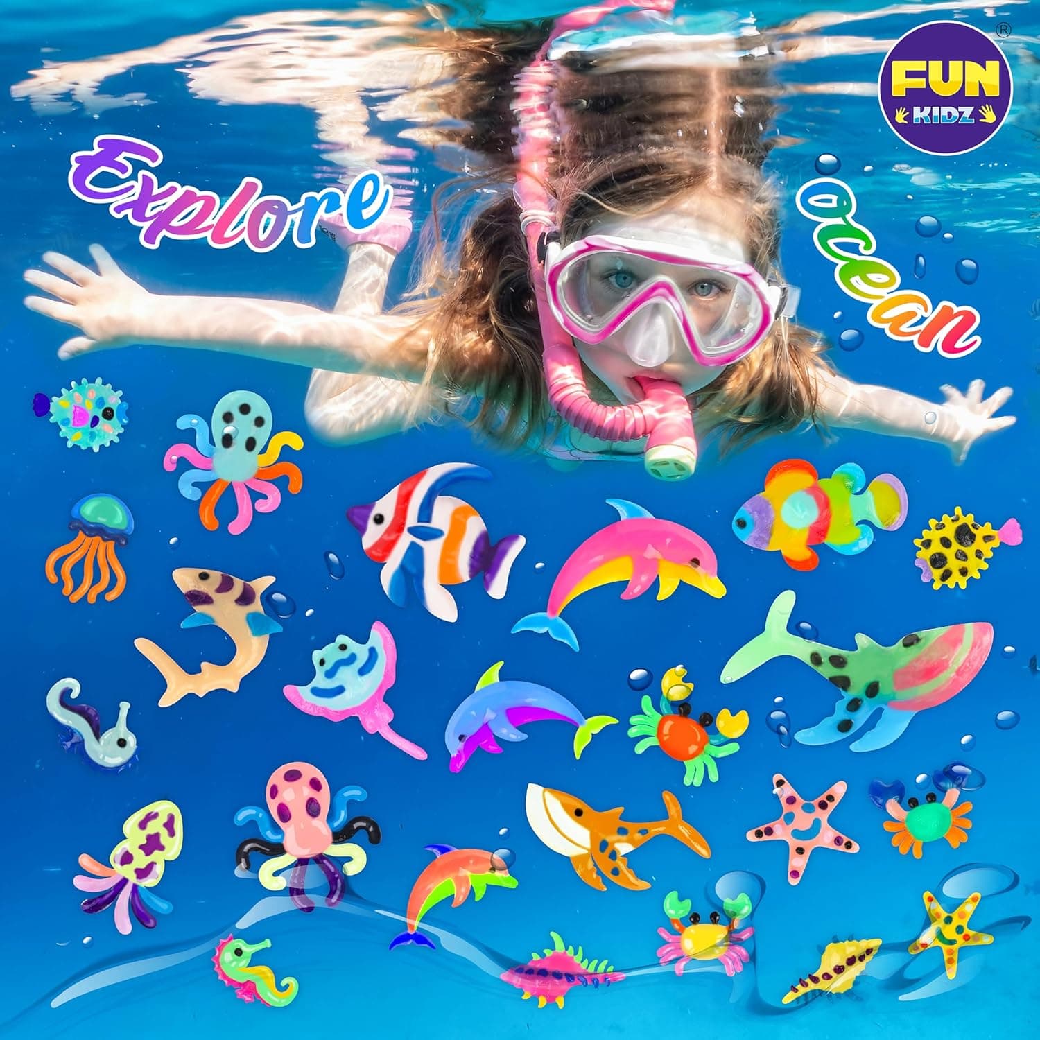 Ocean Magic Water Elves Aqua Squishy Craft Kit thumbnail 3