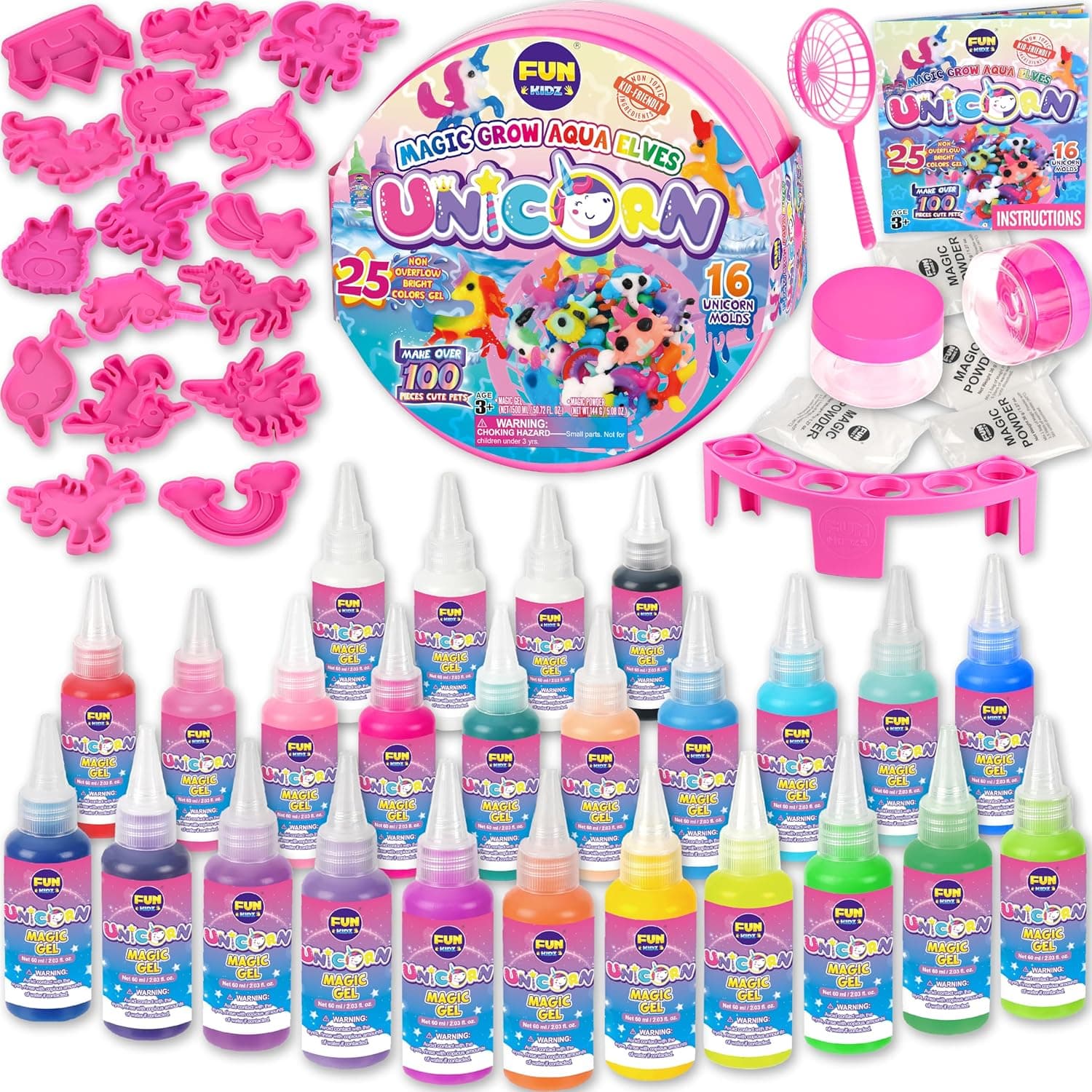 FunKidz Unicorn Magic Grow Aqua Elves Kit — Easter Gifts gift idea