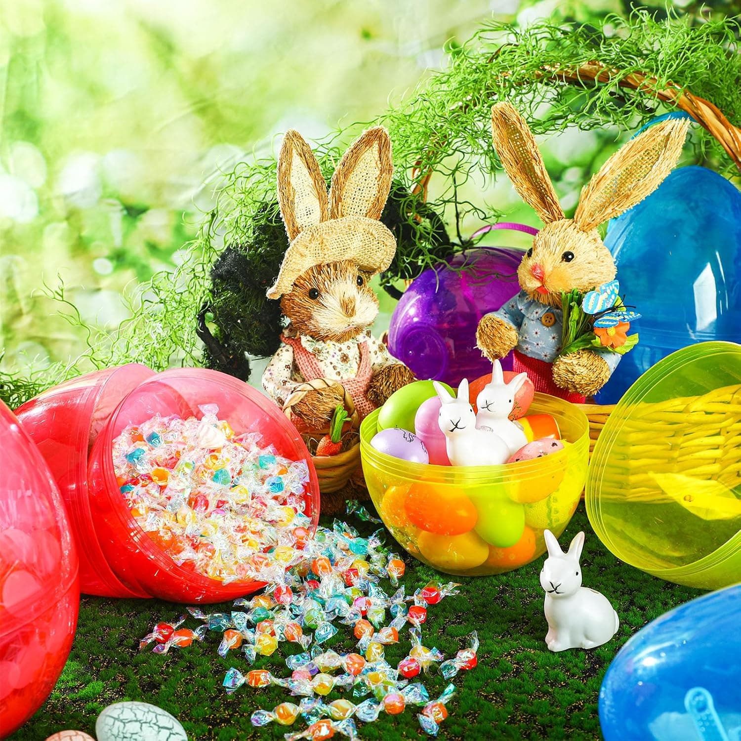 Funtery Jumbo Easter Eggs with Handles - Set of 8 thumbnail 4