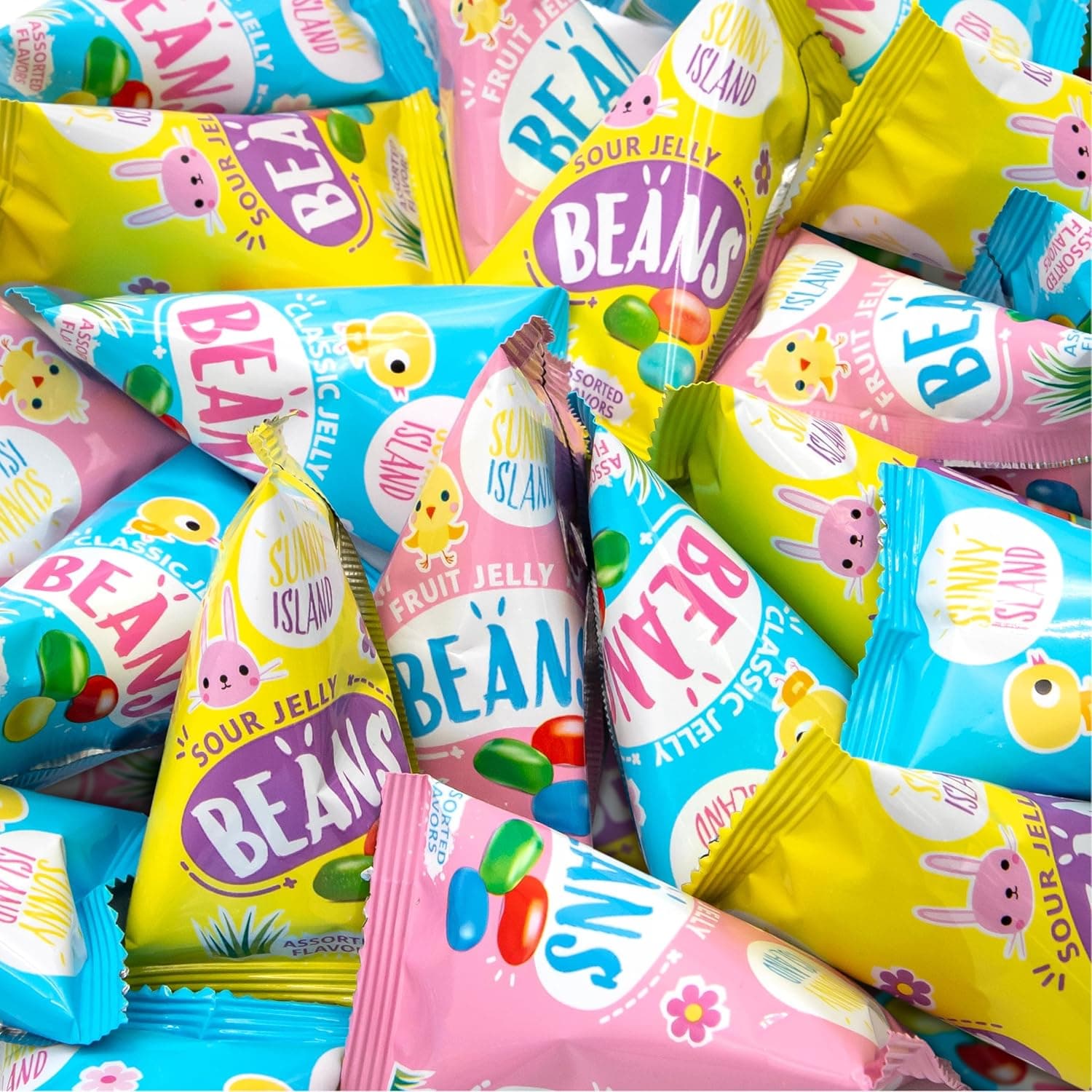 Jelly Beans 18 Mini Packs - Easter Candy Individually Wrapped view 1