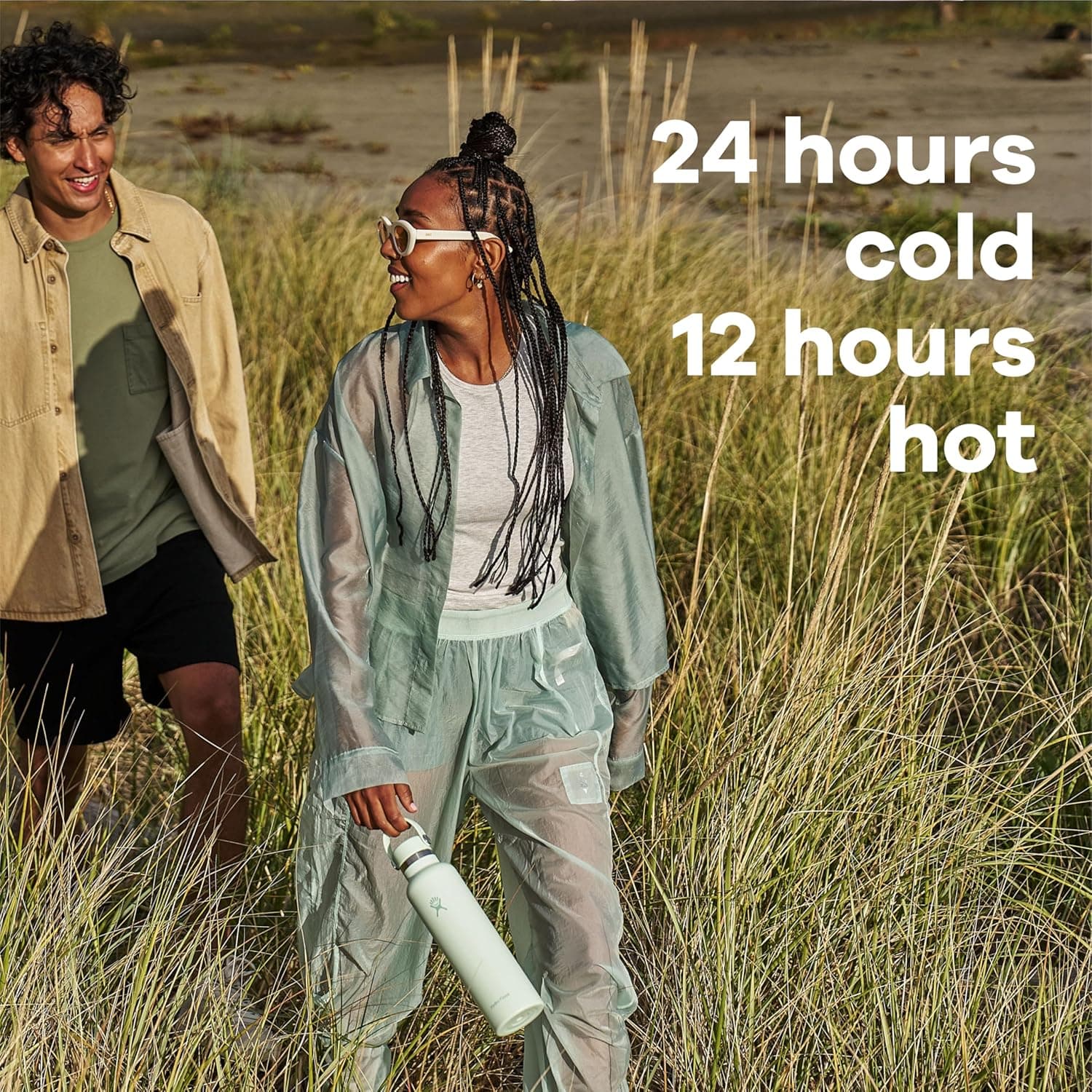 Hydro Flask Water Bottle 21 Oz - Aloe Green thumbnail 3