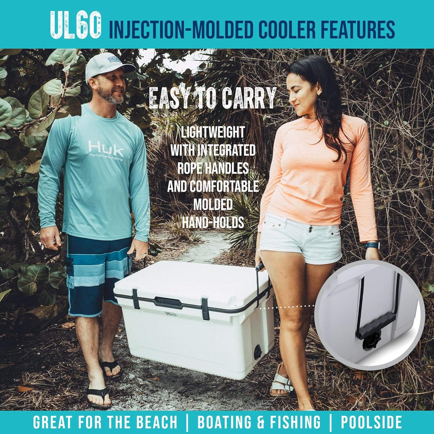 ENGEL 60 QT Ultra-Light Injection Molded Cooler thumbnail 5