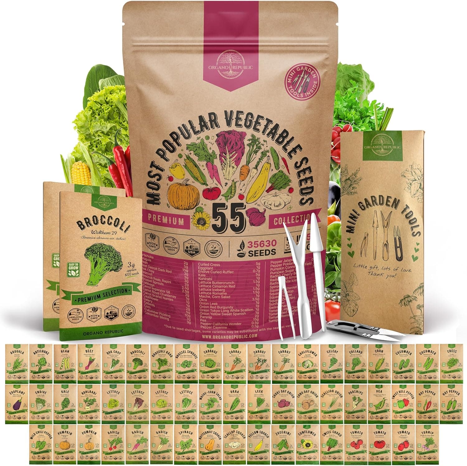 Easter Basket Ideas for Kids: 55 Seed Variety Pack