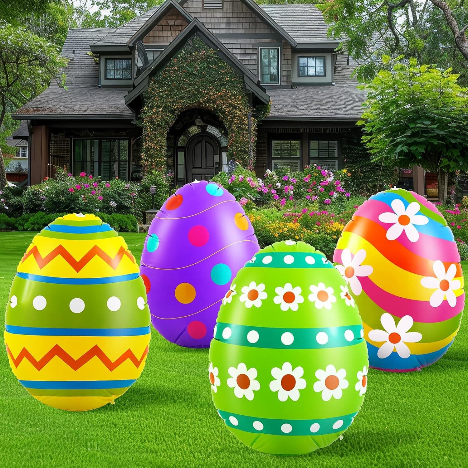 Liliful 4-Piece 40 Inch Giant Inflatable Easter Eggs thumbnail 5
