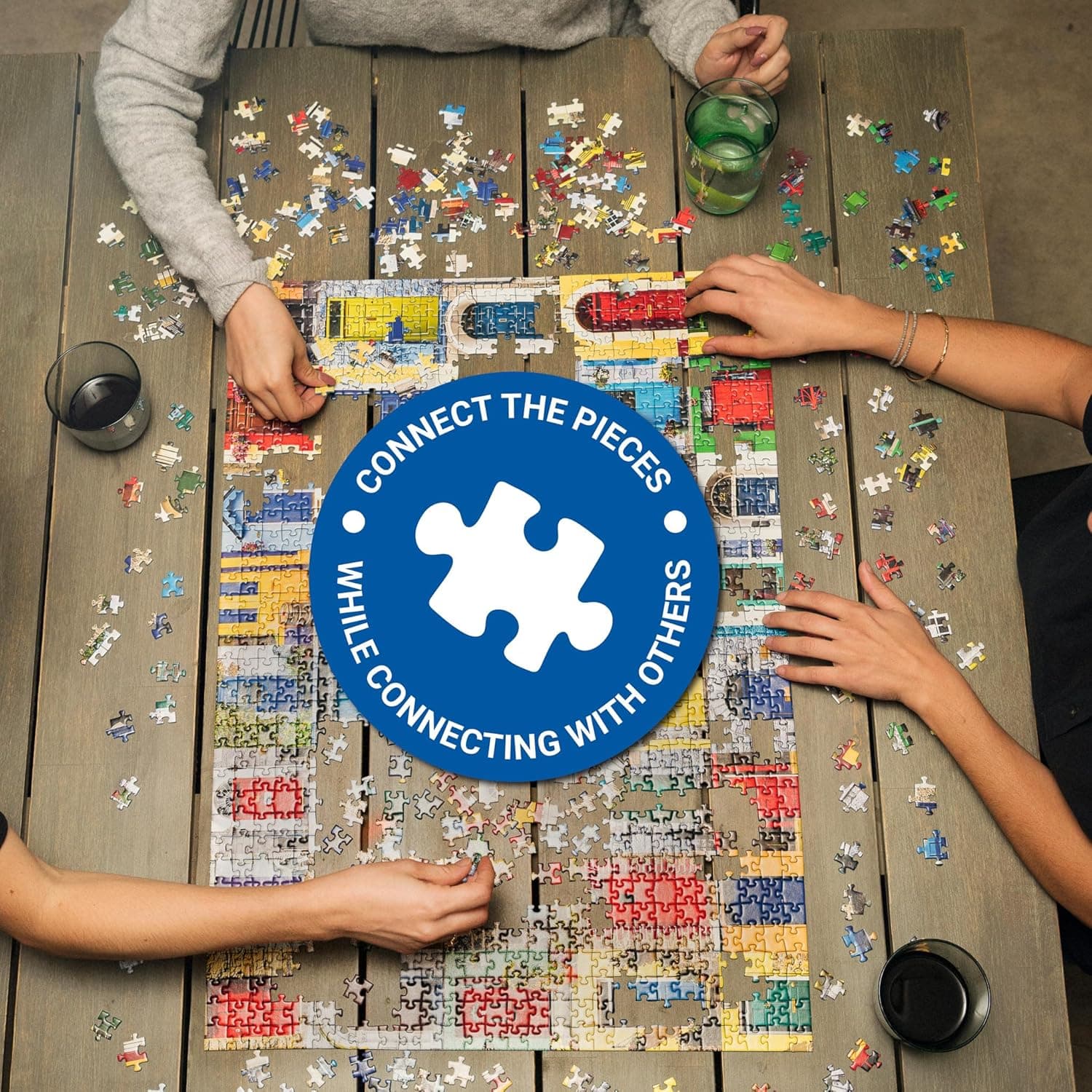 Ravensburger - at The Dog Park - 500 Piece Large Format Jigsaw Puzzle - Dogs of Every Breed Romp, Dig, Chase &amp; Play - Premium Quality - Gift for Family Game Night - Puzzles for Adults : Toys &amp; Games thumbnail 5