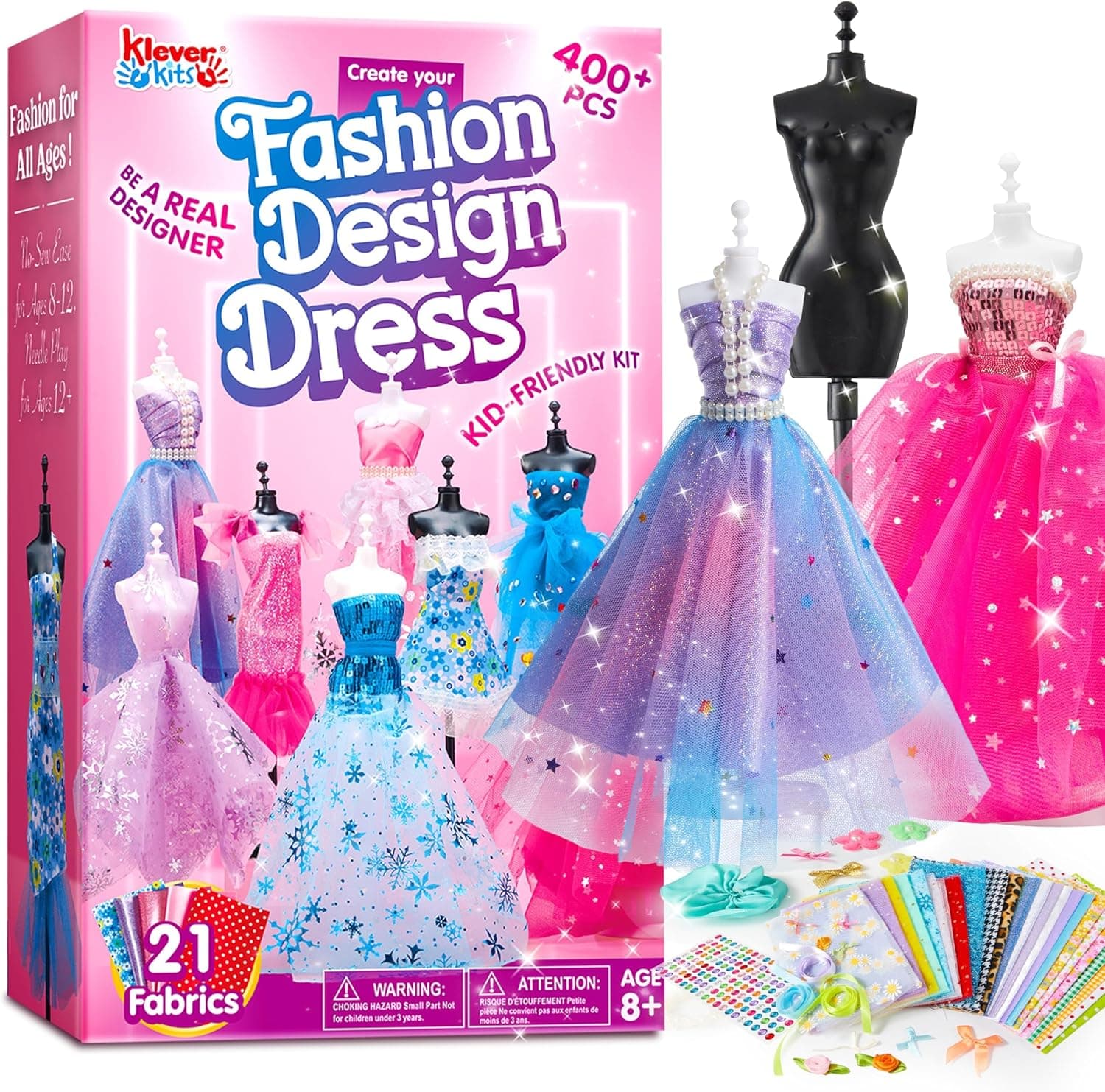 Klever Kits Fashion Design Crafts with 3 Mannequins — Spring Gift Ideas gift idea